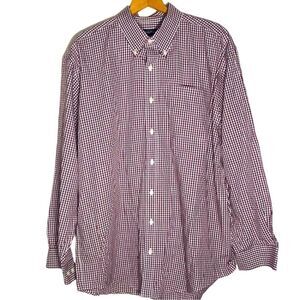 Nautica shirt button Down, Checked Size 17 34/35
